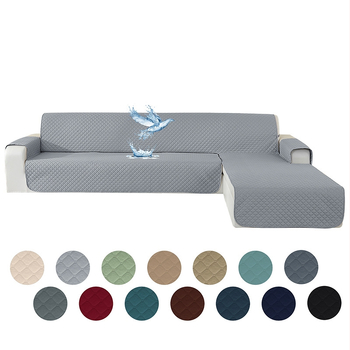 Šunų mylintis sofų užvalkalas su pagalve kampiniams sofoms – atsparus vandeniui, neslystantis, poliesteris, pritaikomas, šiuolaikinis minimalistinis stilius