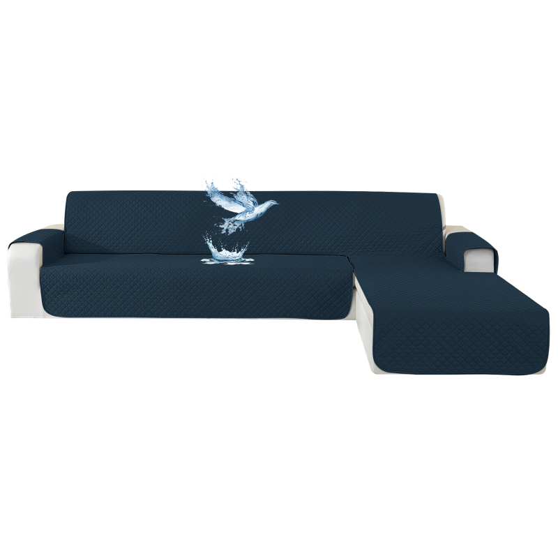 Šunų mylintis sofų užvalkalas su pagalve kampiniams sofoms – atsparus vandeniui, neslystantis, poliesteris, pritaikomas, šiuolaikinis minimalistinis stilius