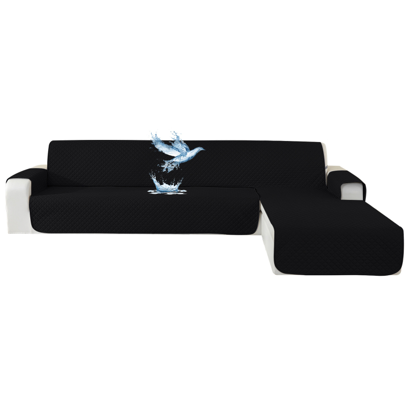 Šunų mylintis sofų užvalkalas su pagalve kampiniams sofoms – atsparus vandeniui, neslystantis, poliesteris, pritaikomas, šiuolaikinis minimalistinis stilius