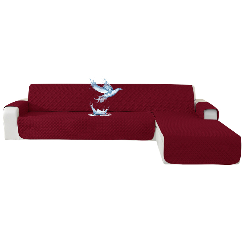 Šunų mylintis sofų užvalkalas su pagalve kampiniams sofoms – atsparus vandeniui, neslystantis, poliesteris, pritaikomas, šiuolaikinis minimalistinis stilius