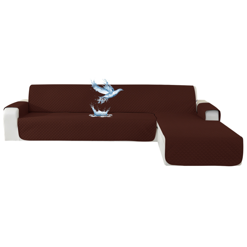 Šunų mylintis sofų užvalkalas su pagalve kampiniams sofoms – atsparus vandeniui, neslystantis, poliesteris, pritaikomas, šiuolaikinis minimalistinis stilius