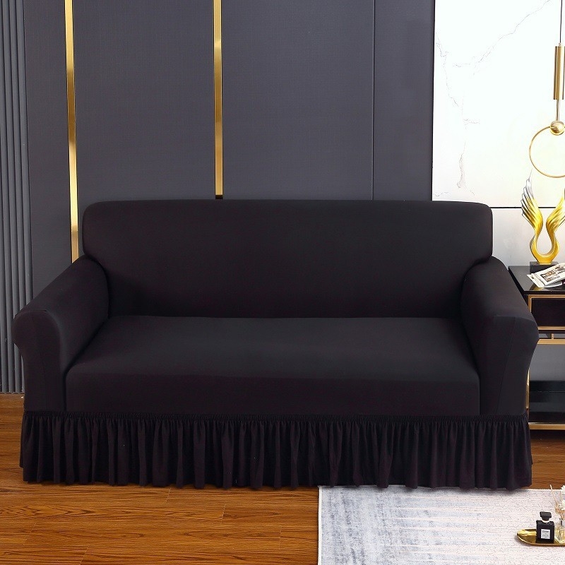 Poliesterio pluošto sofų užvalkalas su augalų gėlių raštu, tinkantis kampinėms sofoms, paprastas stilius