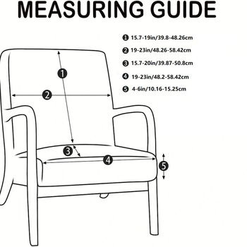 Покривало за единичен дървен стол, полиестер, правоъгълна форма, антихлъзгаща повърхност, износоустойчиво, прахозащита и декоративен стил, модерен минимализъм