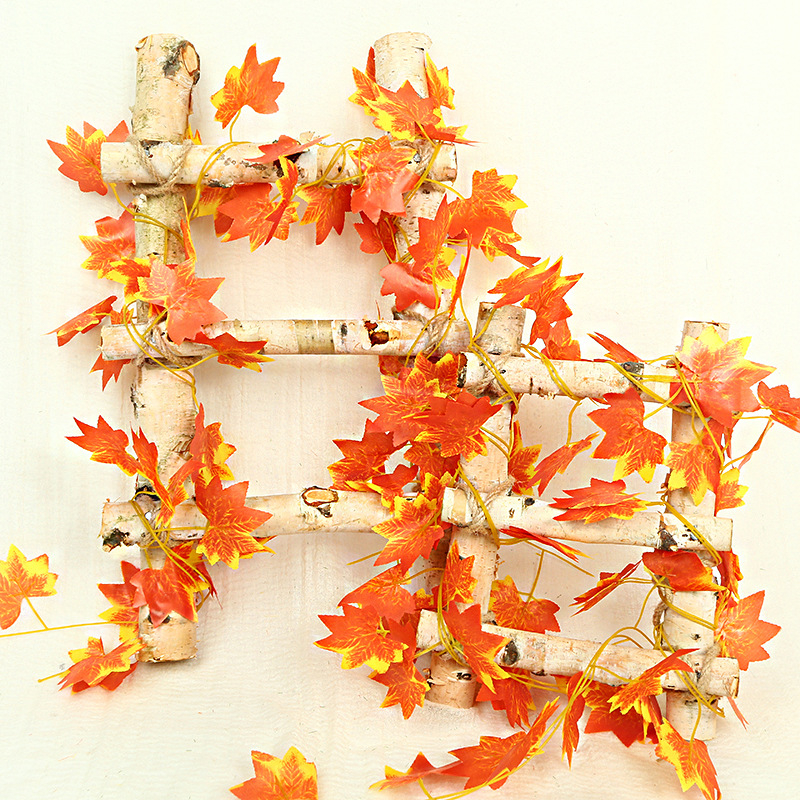 Zongwang Simulētais rotangs – rudens dekors, dekoratīvs rotangs ar zīda ziediem, sērija Simulated rattan, pielāgošana pieejama