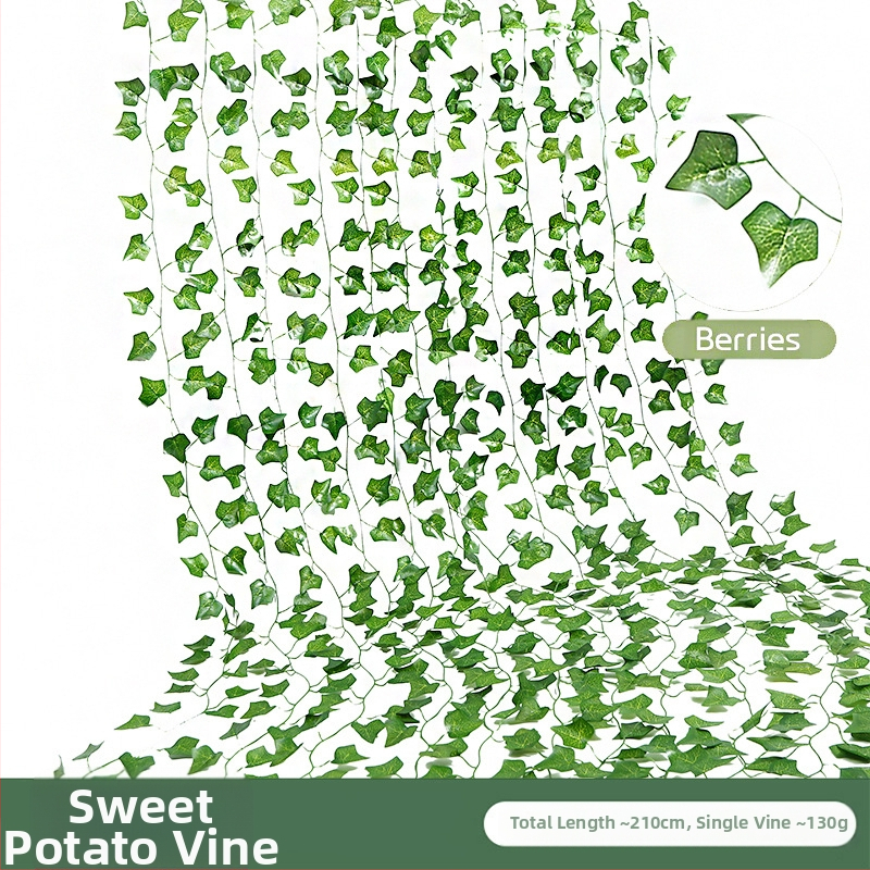 Zongwang Simulētais rotangs – rudens dekors, dekoratīvs rotangs ar zīda ziediem, sērija Simulated rattan, pielāgošana pieejama