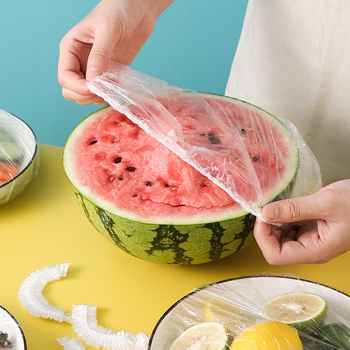 Κάλυμμα μπόλ μίας χρήσης με ελαστικό χείλος για τη διατήρηση υπολειμμάτων στο ψυγείο – Κουζίνα