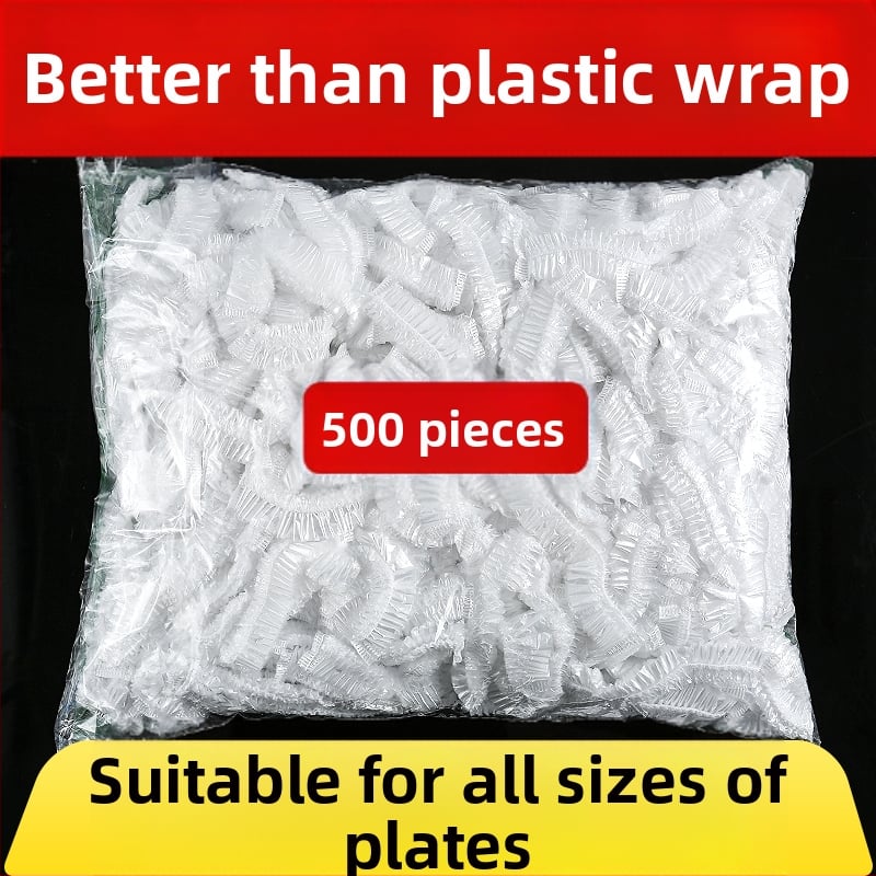 Еднократен капак за купа с еластичен ръб за запазване на остатъци в хладилника – кухня