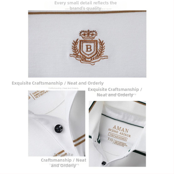 Поло риза, дълъг ръкав, свободна кройка, памучно-смесена материя, дишаща и влагоотвеждаща, пролетно-есенен сезон