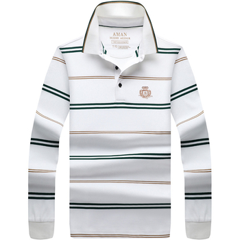 Поло риза, дълъг ръкав, свободна кройка, памучно-смесена материя, дишаща и влагоотвеждаща, пролетно-есенен сезон