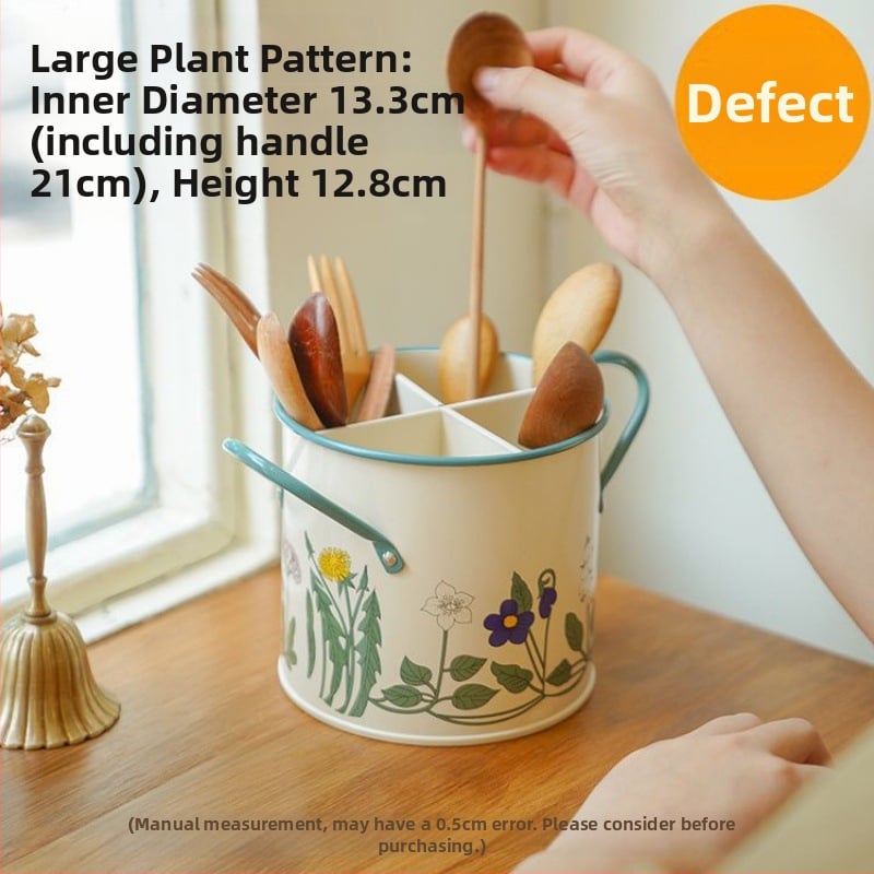 Keraminis lazdelė laikiklis maistui, šiuolaikiškas minimalistinis stilius, gėlių raštas, vandens poliravimo apdaila, išleistas 2023