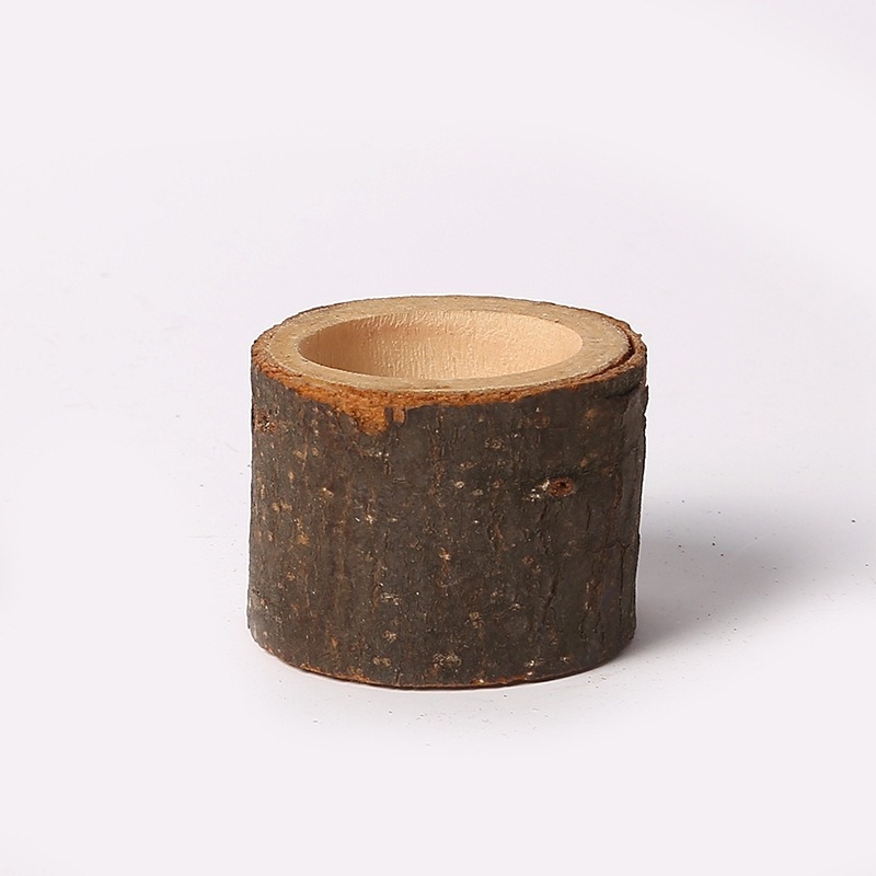 Дървен свещник в скандинавски стил с дървена основа, декоративен за дома; Материал: дърво; Стил: модерен минимализъм; Подходящ за подарък: сватба, рожден ден