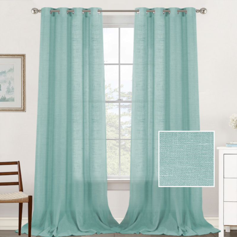 Κουρτίνες από Πολυεστέρα, διαφανείς στη μετάδοση φωτός, μοντέρνος μινιμαλιστικός στυλ, κατάλληλες για σαλόνι, υπνοδωμάτιο, γραφείο, εστιατόριο (Υλικό: Πολυεστέρας; Λειτουργία: Μετάδοση φωτός; Στυλ: Μοντέρνο Μινιμαλιστικό; Χώροι: Σαλόνι, Υπνοδωμάτιο, Γραφεί