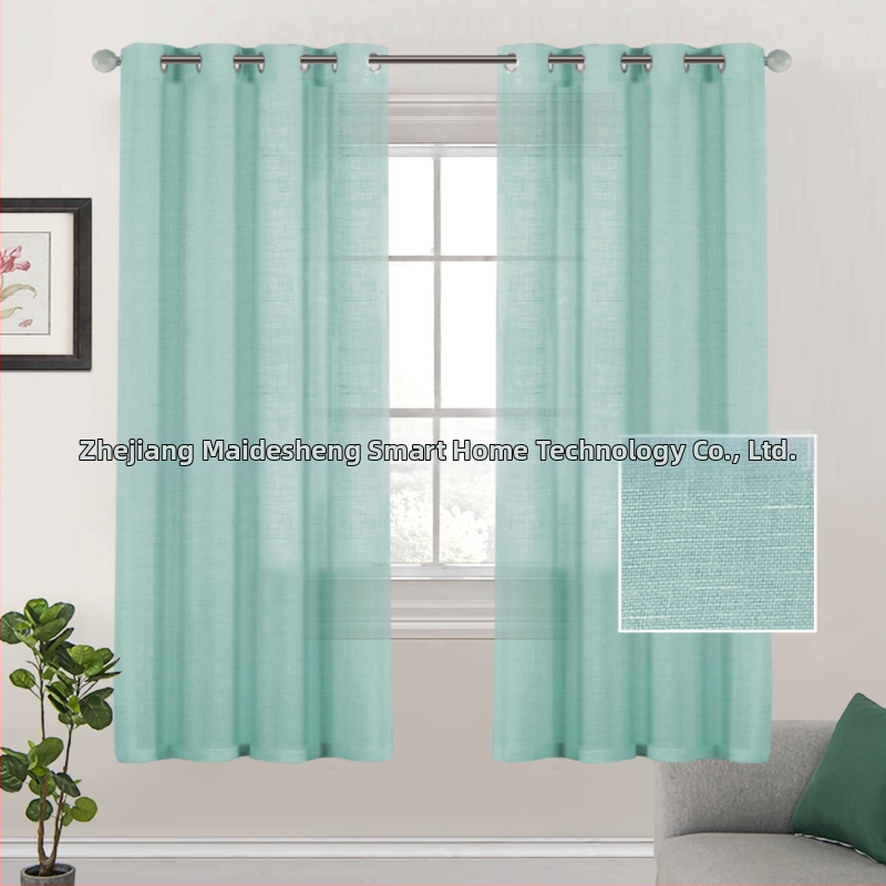 Poliészter függönyök, átlátszó fényátengedés, modern minimalista stílus, nappalira, hálószobára, dolgozószobára, étteremre (Anyag: Poliészter; Funkció: Fényátengedés; Stílus: Modern minimalizmus; Terek: Nappali, Hálószoba, Dolgozószoba, Étterem)