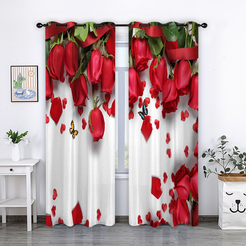 3D digitális nyomtatott függöny – poliészter 80/20 keverék, nyomtatási folyamat, félig árnyékoló 40–70%, minta: nyomtatás