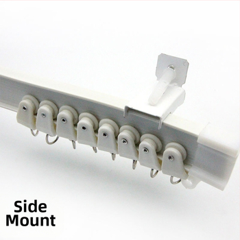 Bixiao Κουρτινό Σύστημα Ράγας – U-σχήματος καμπύλη ράγα κουρτινών; εξωτερικά πλαστικό, εσωτερικά ατσάλι; μοντέρνο μινιμαλιστικό στυλ; μη προσαρμόζεται; χωρίς αδειοδοτημένες ιδιωτικές μάρκες