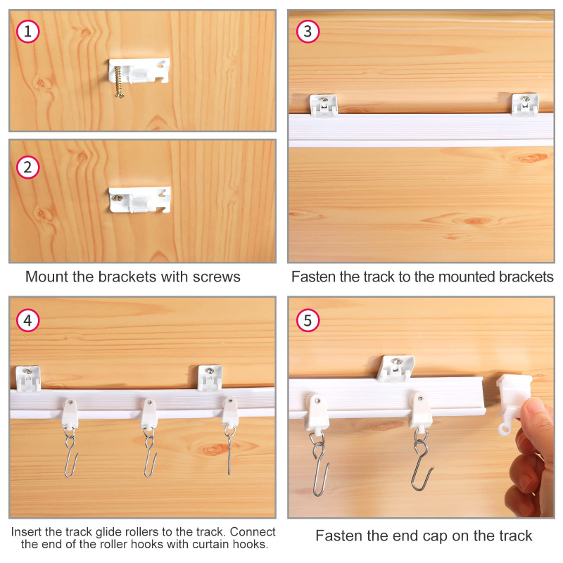 Bixiao Κουρτινό Σύστημα Ράγας – U-σχήματος καμπύλη ράγα κουρτινών; εξωτερικά πλαστικό, εσωτερικά ατσάλι; μοντέρνο μινιμαλιστικό στυλ; μη προσαρμόζεται; χωρίς αδειοδοτημένες ιδιωτικές μάρκες