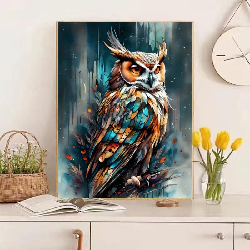 DROFE Frameless DIY цифрова маслена картина – пейзаж, модерен и опростен стил; за хол, спалня и кабинет; персонализиране налично; наличност 99999