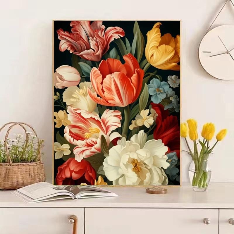 DROFE Frameless DIY цифрова маслена картина – пейзаж, модерен и опростен стил; за хол, спалня и кабинет; персонализиране налично; наличност 99999