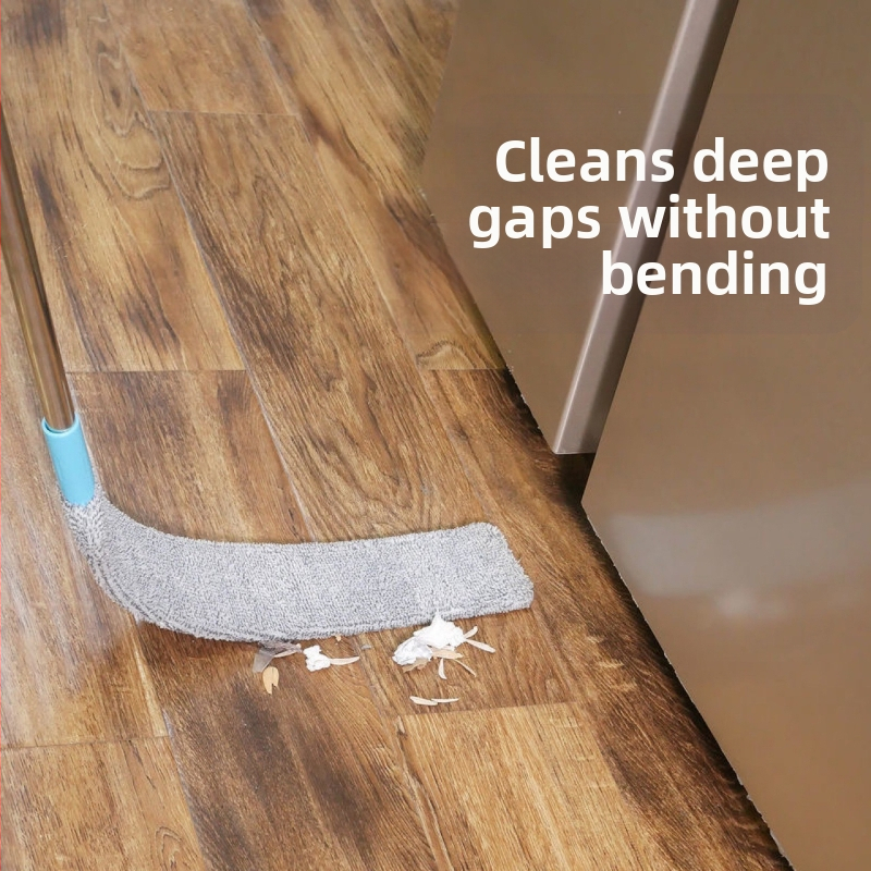 Телескопична feather duster за почистване под леглото и в пукнатини – премахване на прах, домашно почистване, пластмасова конструкция