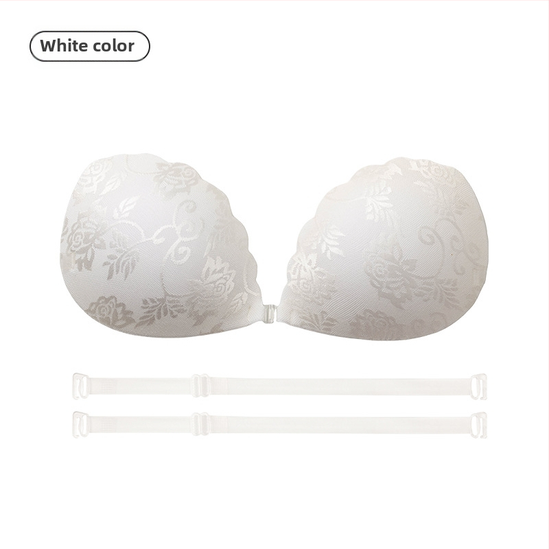 Νάιλον δαντελένια αυτοκόλλητα για το στήθος, Push-Up, τετράφυλλο σχήμα, λεπτά και διαπνέοντα, αόρατα