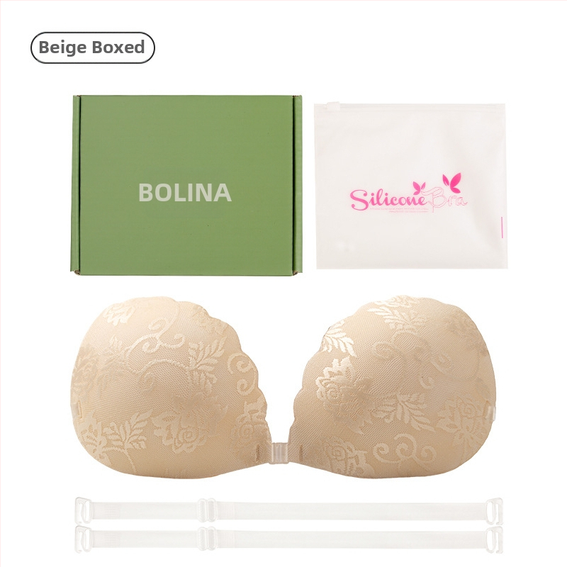 Νάιλον δαντελένια αυτοκόλλητα για το στήθος, Push-Up, τετράφυλλο σχήμα, λεπτά και διαπνέοντα, αόρατα