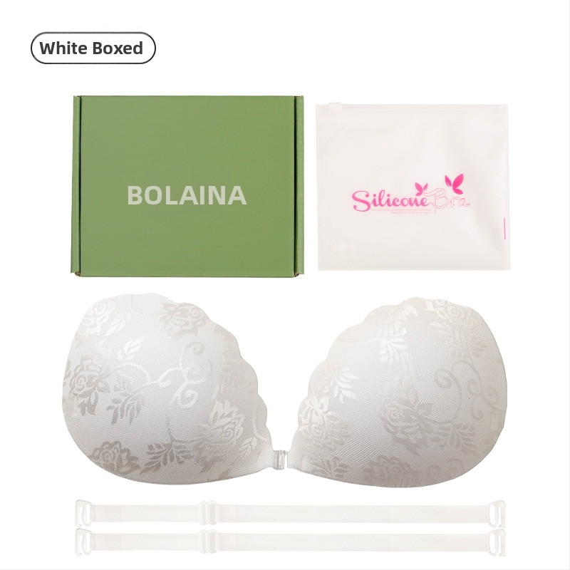 Νάιλον δαντελένια αυτοκόλλητα για το στήθος, Push-Up, τετράφυλλο σχήμα, λεπτά και διαπνέοντα, αόρατα