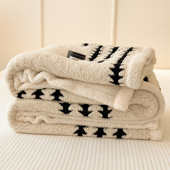 Πολυεστερική κουβέρτα plush καναπέ — 1500–2000 γρ, για όλες τις εποχές, μοντέρνο μινιμαλιστικό στυλ, πολυλειτουργικό