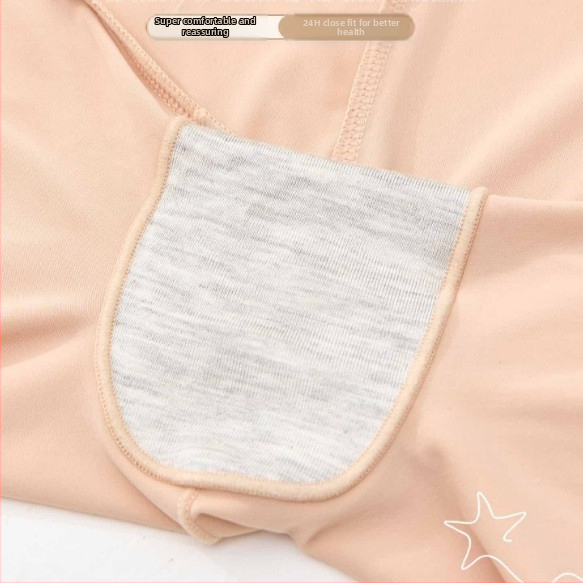 Ice Silk безопасни дамски къси панталони за лято – Plain weave, среден талия, защита срещу изпъкване