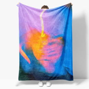 Κουβέρτα φλανελ με γεωμετρικό μοτίβο, προσαρμόσιμη (Πολυεστέρα • βάρος 300–500 γρ • Άνοιξη και φθινόπωρο)