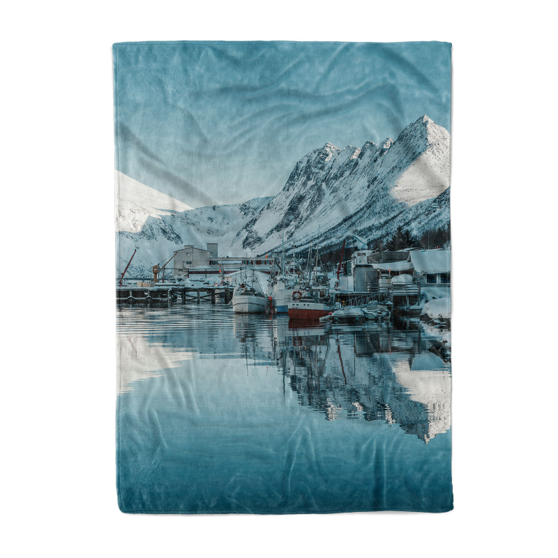 Flanel pléd geometriai mintával, testreszabható (Poliészter • súly 300–500 g • Tavasz és ősz)