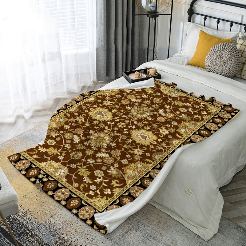 Flanel pléd geometriai mintával, testreszabható (Poliészter • súly 300–500 g • Tavasz és ősz)