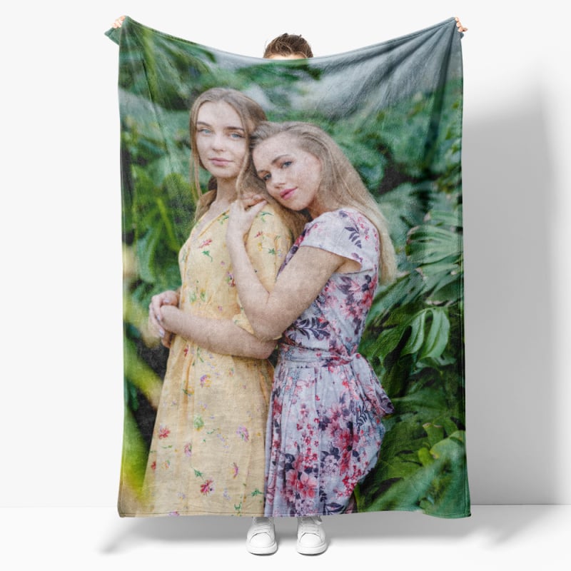 Flanel pléd geometriai mintával, testreszabható (Poliészter • súly 300–500 g • Tavasz és ősz)