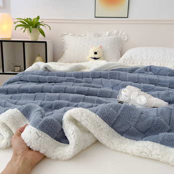 Φλανελ κουβέρτα με γεωμετρικό σχέδιο, πολυεστερική ίνα, βάρος 1–1,5 кг, κατάλληλη για όλες τις εποχές