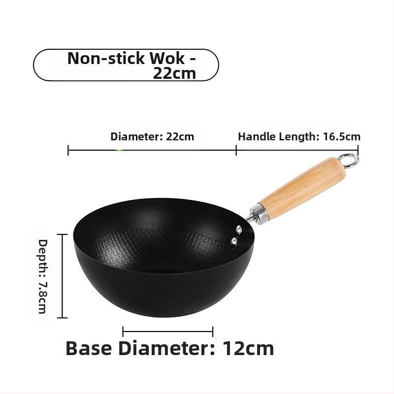 Μίνι γουόκ από σφυρήλατο σίδερο, με ένα πάτο, βάθος 8 εκ, γυάλινο καπάκι