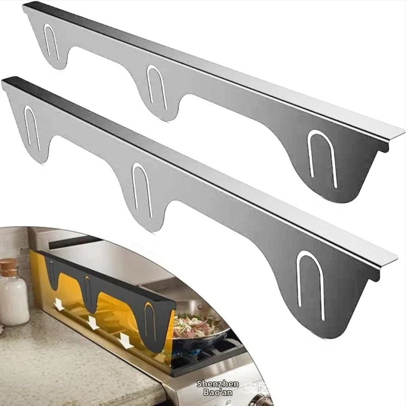 Κάλυμμα κενών ανάμεσα σε φούρνο και πάγκου από ανοξείδωτο χάλυβα, μοντέλο K-04, εγκατάσταση με πίεση, 270 g