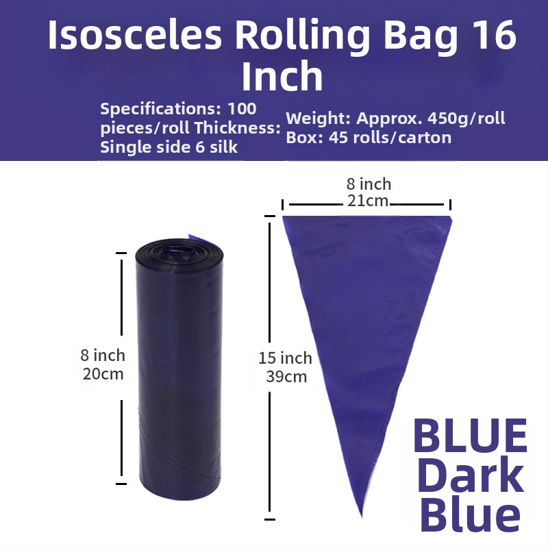 Yulong LDPE vienkartinė dekoravimo maišelis – kremui dekoruoti, pakuotė 22 vnt./ritė arba 50 vnt./ritė