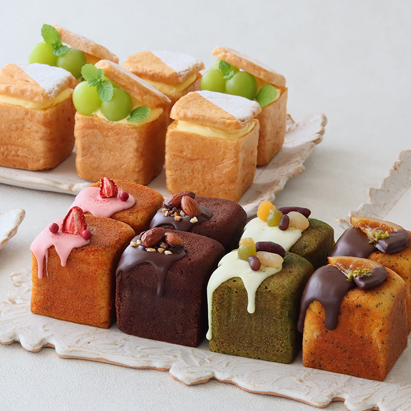 Μορφή τοστ με καπάκι, τετράγωνη, 6 θήκες, από ανθρακούχο χάλυβα, αντικολλητικό, μάρκα Japanese cotta