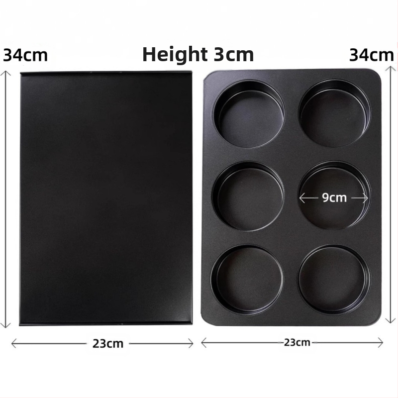 Μορφή τοστ με καπάκι, τετράγωνη, 6 θήκες, από ανθρακούχο χάλυβα, αντικολλητικό, μάρκα Japanese cotta