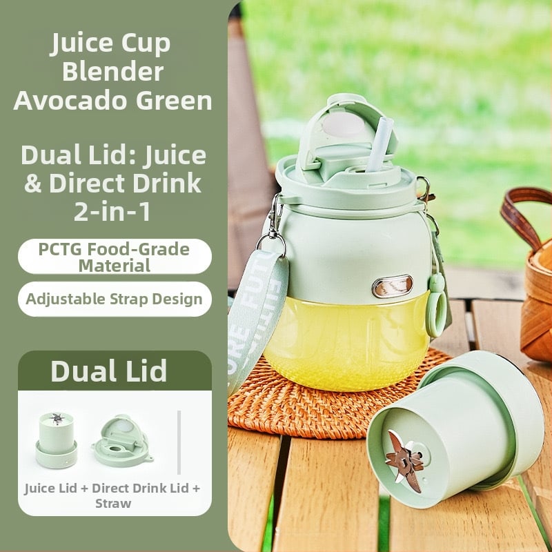 Sultims spaudžiantis puodelis su įmontuota baterija, 18000 rpm, penkių ašmenų peilis, talpa 400 ml, vidinis indas iš PC maistinės plastiko