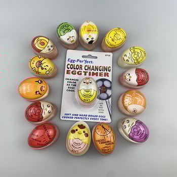 Χρονόμετρο αυγών από σιλικόνη – κουζίνας χρονόμετρο με καρτούν σχέδιο για μαλακά βραστά αυγά – μοντέρνο μινιμαλιστικό στυλ