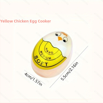 Χρονόμετρο αυγών από σιλικόνη – κουζίνας χρονόμετρο με καρτούν σχέδιο για μαλακά βραστά αυγά – μοντέρνο μινιμαλιστικό στυλ