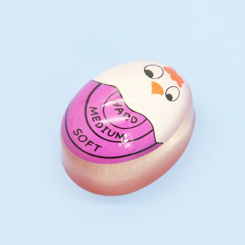 Χρονόμετρο αυγών από σιλικόνη – κουζίνας χρονόμετρο με καρτούν σχέδιο για μαλακά βραστά αυγά – μοντέρνο μινιμαλιστικό στυλ