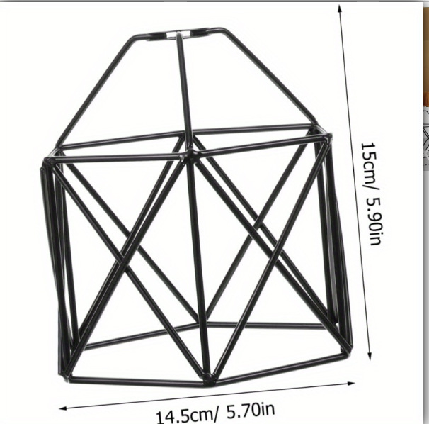 Μεταλλικός αμπαζούρ λαμπτήρα σε σχήμα κλουβιού — από μέταλλο, κατάλληλος για εσωτερικούς χώρους ξενοδοχείων και καφέ, παραμετροποιήσιμος, καταγωγή Zhongshan
