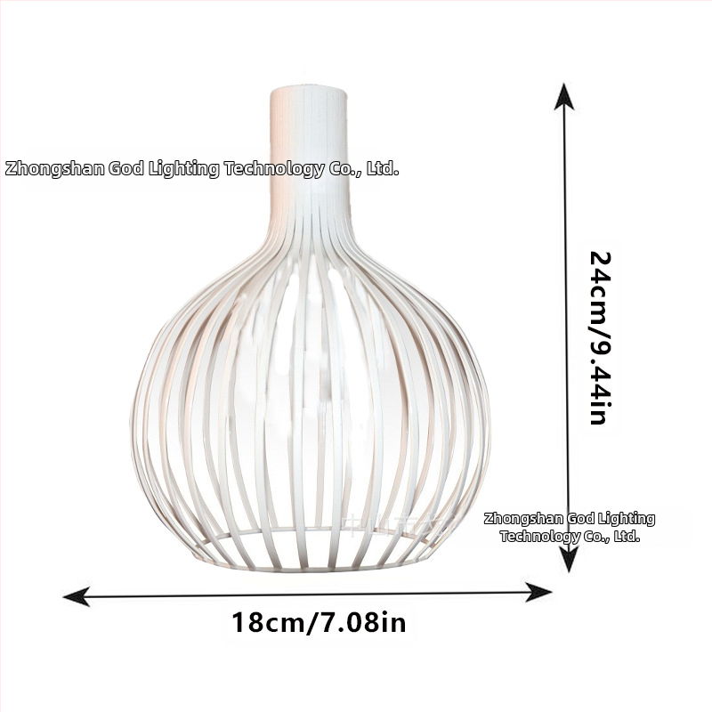 Μεταλλικός αμπαζούρ λαμπτήρα σε σχήμα κλουβιού — από μέταλλο, κατάλληλος για εσωτερικούς χώρους ξενοδοχείων και καφέ, παραμετροποιήσιμος, καταγωγή Zhongshan