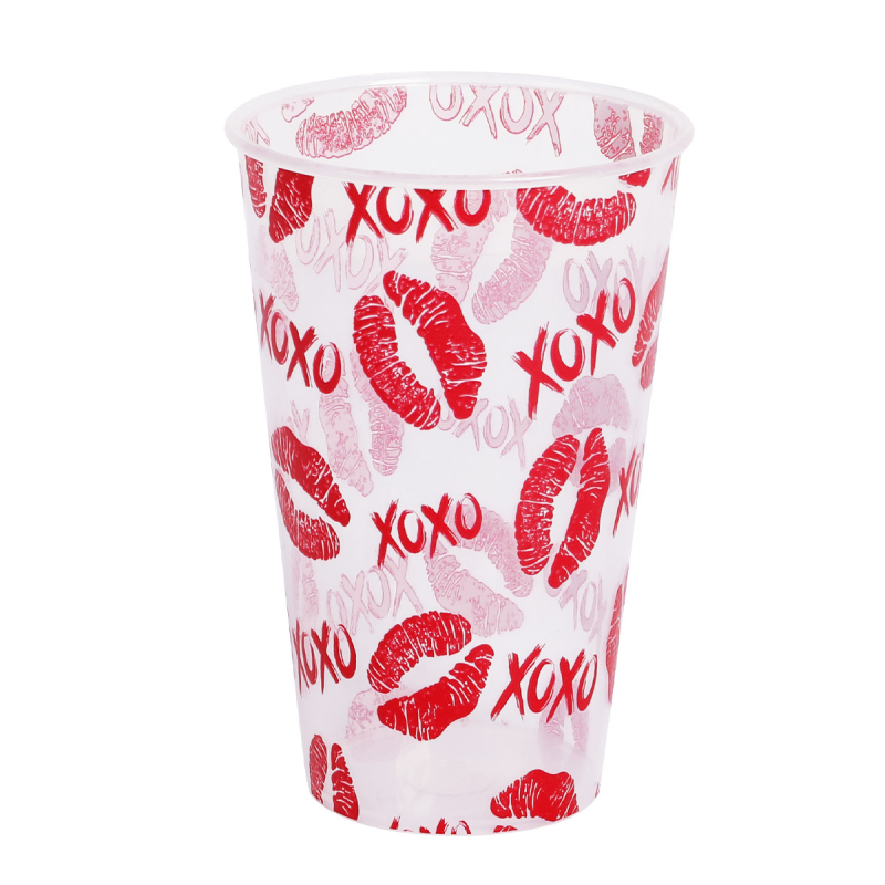 PP medžiagos šventinei vakarienei puodelis, cilindrinė forma, talpa 360 ml, festivalio raštas, prekės ženklas Zeno