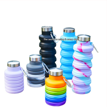 Αναδιπλούμενο ποτήρι νερού από σιλικόνη με αναδιπλούμενο σχεδιασμό, για υπαίθρια αθλήματα και ποδηλασία, ανθεκτικό σε υψηλές θερμοκρασίες