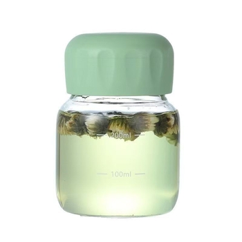 Ποτήρι νερού από γυαλί Soda-Lime με καπάκι, ανθεκτικό σε υψηλές θερμοκρασίες, αεροστεγές και στεγανοποιητικό, προστατεύει από εγκαύματα, μονοστρωματικό, στρογγυλό