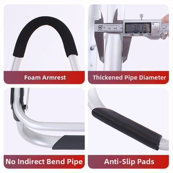 Πτυσσόμενος τετράτροχος καρότσι αγορών, φορητό με χειρολαβή, προσαρμόσιμο για οικιακή χρήση