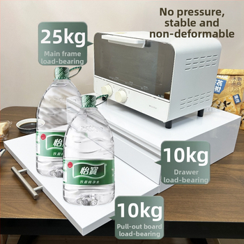 Κουζίνας συρόμενος ράφι για φούρνο μικροκυμάτων με τηλεσκοπικό μηχανισμό — απλός και μοντέρνος σχεδιασμός (Υλικό: χάλυβας άνθρακα; Μοντέλο: πλακέτα ράφι/δοχείο για φούρνο μικροκυμάτων; Επεξεργασία: κατά παραγγελία βάσει σχεδίων)