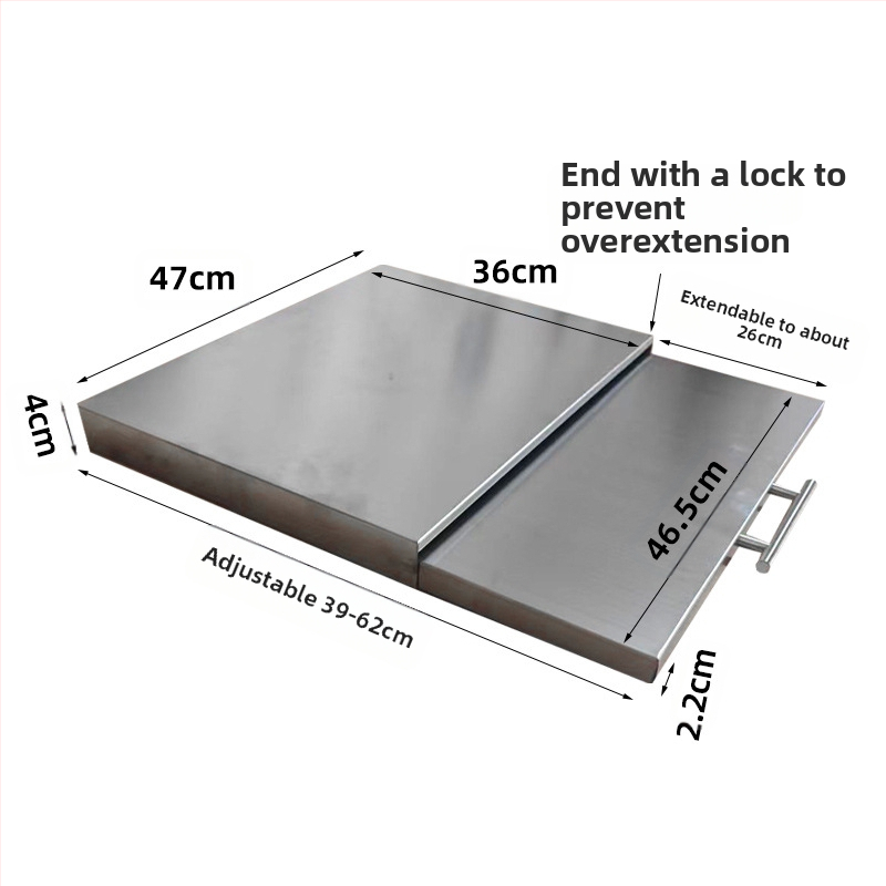 Κουζίνας συρόμενος ράφι για φούρνο μικροκυμάτων με τηλεσκοπικό μηχανισμό — απλός και μοντέρνος σχεδιασμός (Υλικό: χάλυβας άνθρακα; Μοντέλο: πλακέτα ράφι/δοχείο για φούρνο μικροκυμάτων; Επεξεργασία: κατά παραγγελία βάσει σχεδίων)